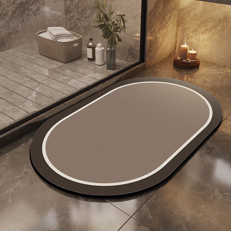 Moderne geometrische Badmatte