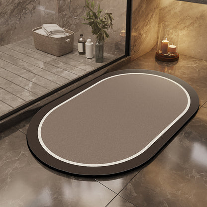 Moderne geometrische Badmatte