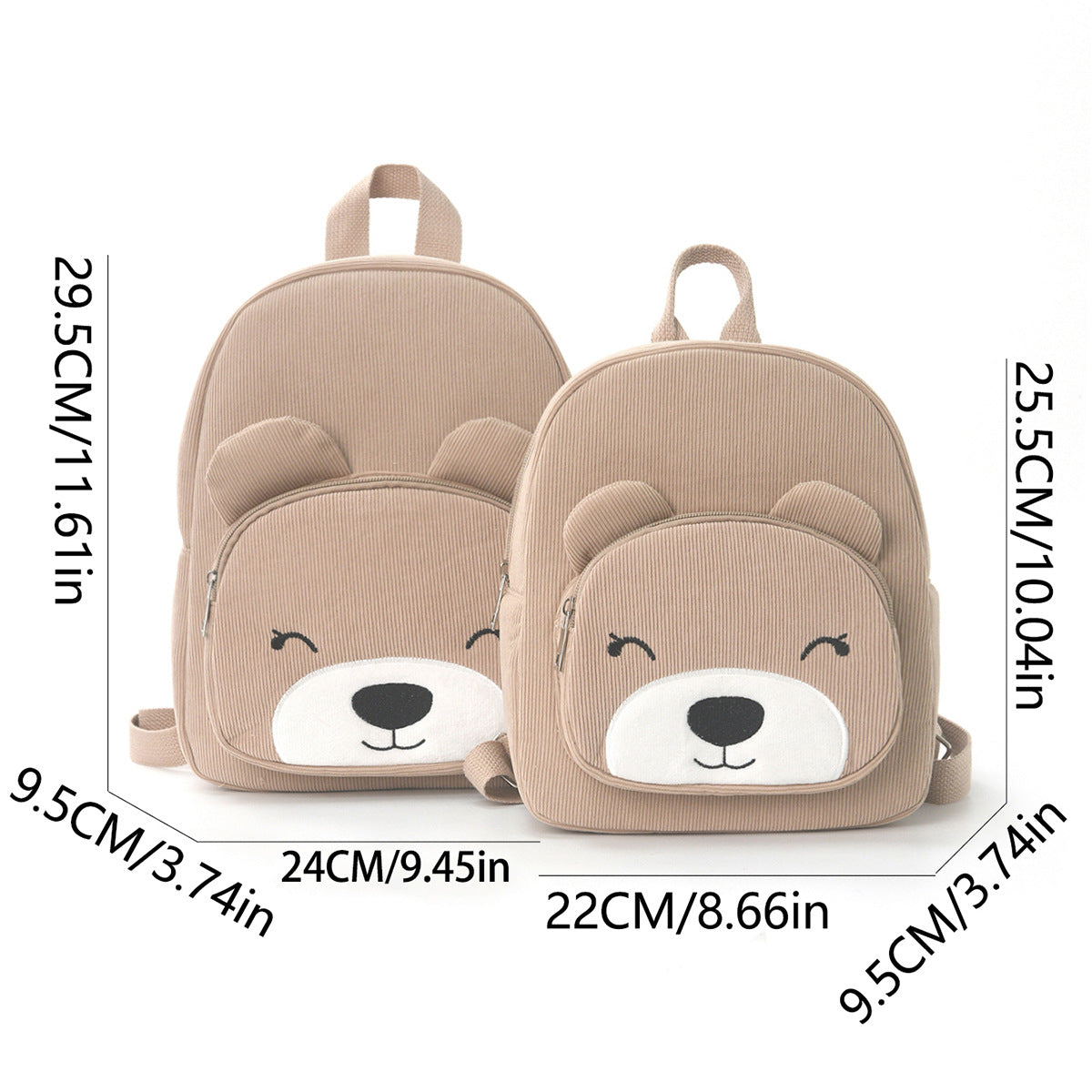 Mini-Rucksack mit Süßem Bärenmotiv Brehn
