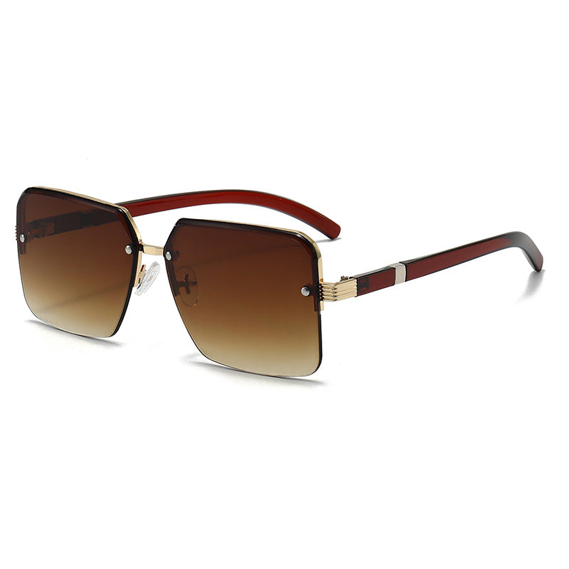 Damen stilvolle quadratische Sonnenbrille mit polarisierten Gläsern Brehn