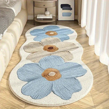 Blumenmuster Memory Foam Teppich
