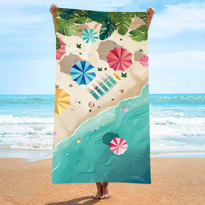 Damen Strandtuch mit kreativem Golfthema Brehn