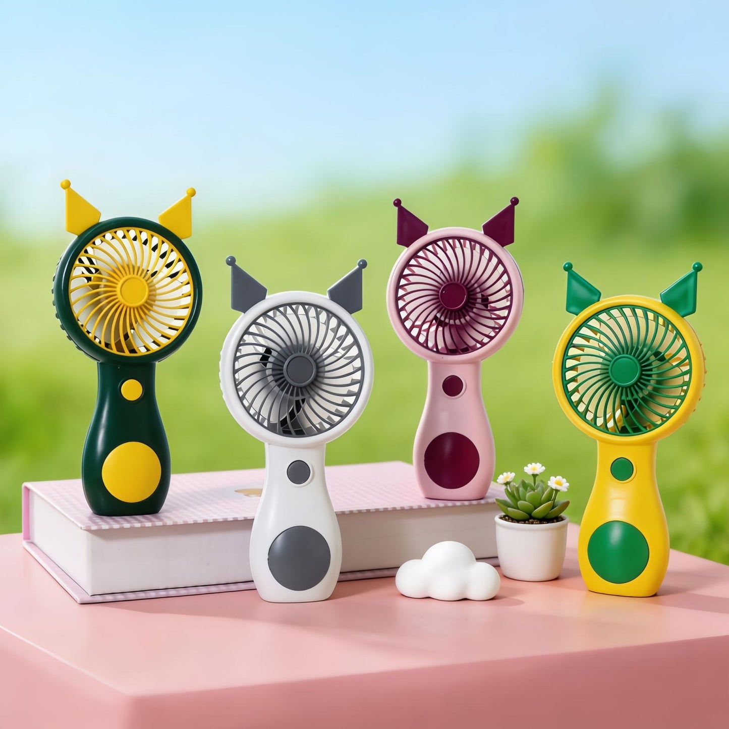 Damen tragbarer Spritzventilator mit Katzenohren Brehn
