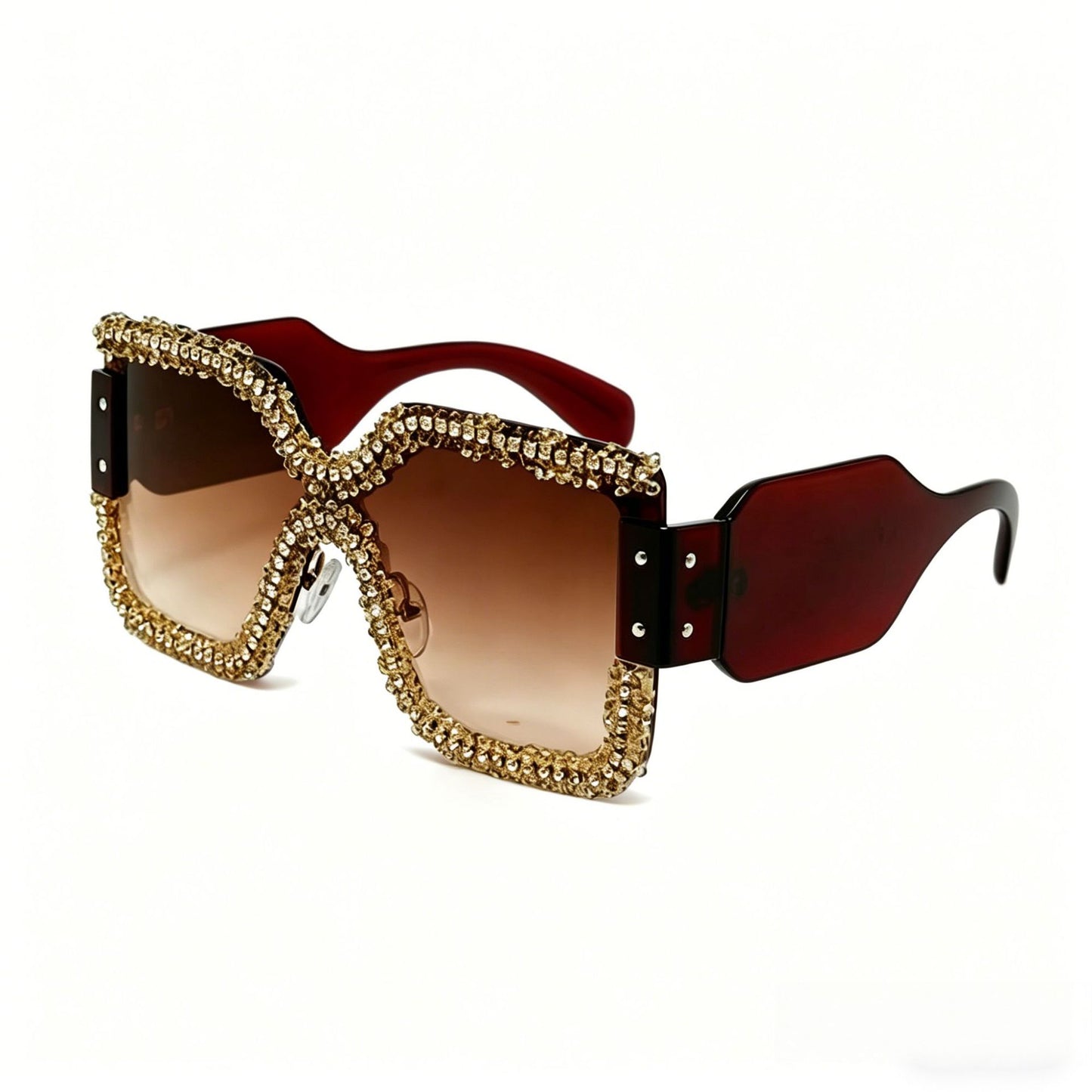 Damen modische Schutzbrille mit einzigartigem Kristallrahmen Brehn