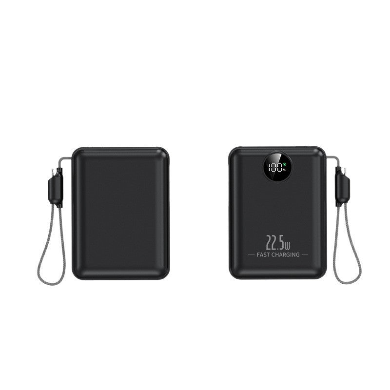 Tragbare Powerbank mit LCD-Display und multifunktionaler Anschlussmöglichkeiten Brehn