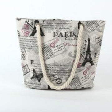 Strandtasche mit Maritimen Muschel-Motiv Brehn