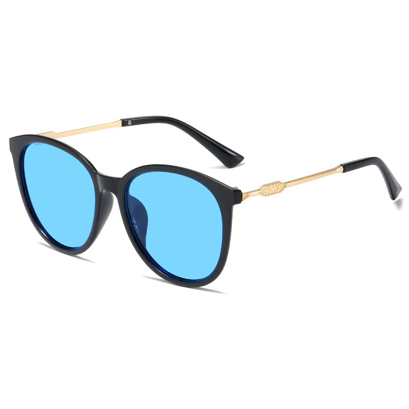 Damen Modische Cat-Eye Sonnenbrille mit verspiegelten Gläsern Brehn