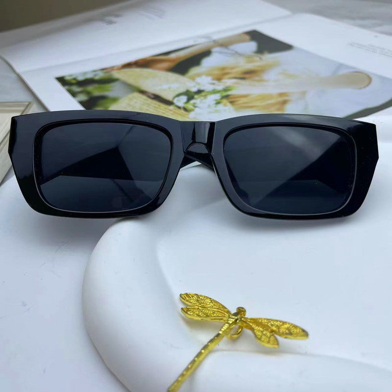 Stylische Übergroße Schild Sonnenbrille Brehn