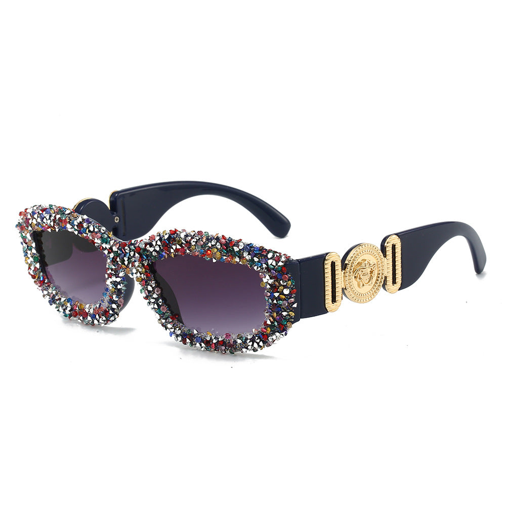 Damen Kristallverzierte Sonnenbrille Brehn