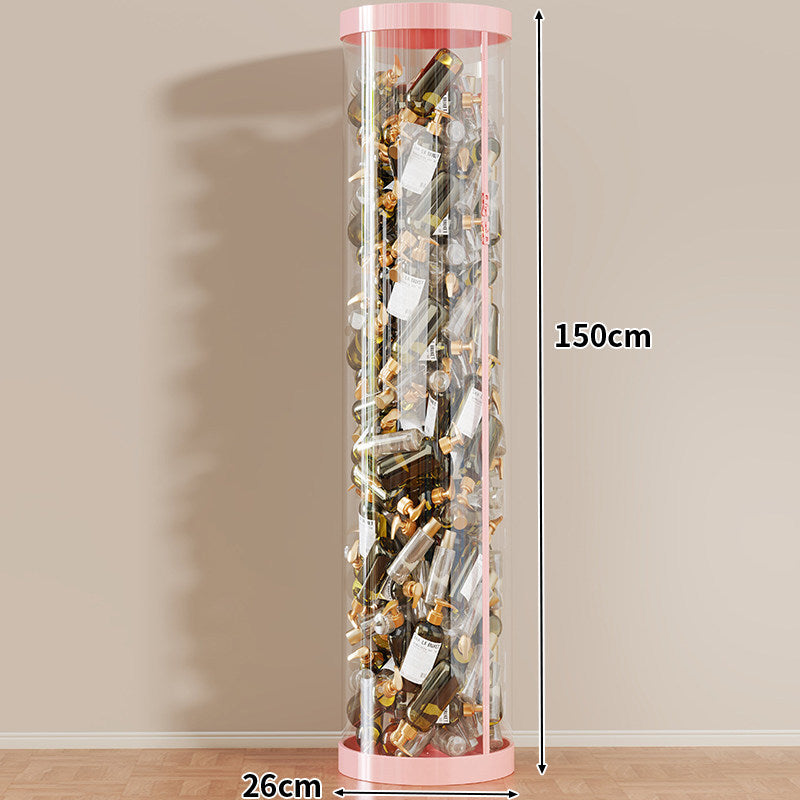 Hohe klare acryl vertikale Display-Zylinder für Mini-Parfüm- & Probeflaschen-Sammlung