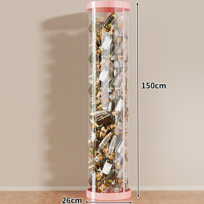 Hohe klare acryl vertikale Display-Zylinder für Mini-Parfüm- & Probeflaschen-Sammlung