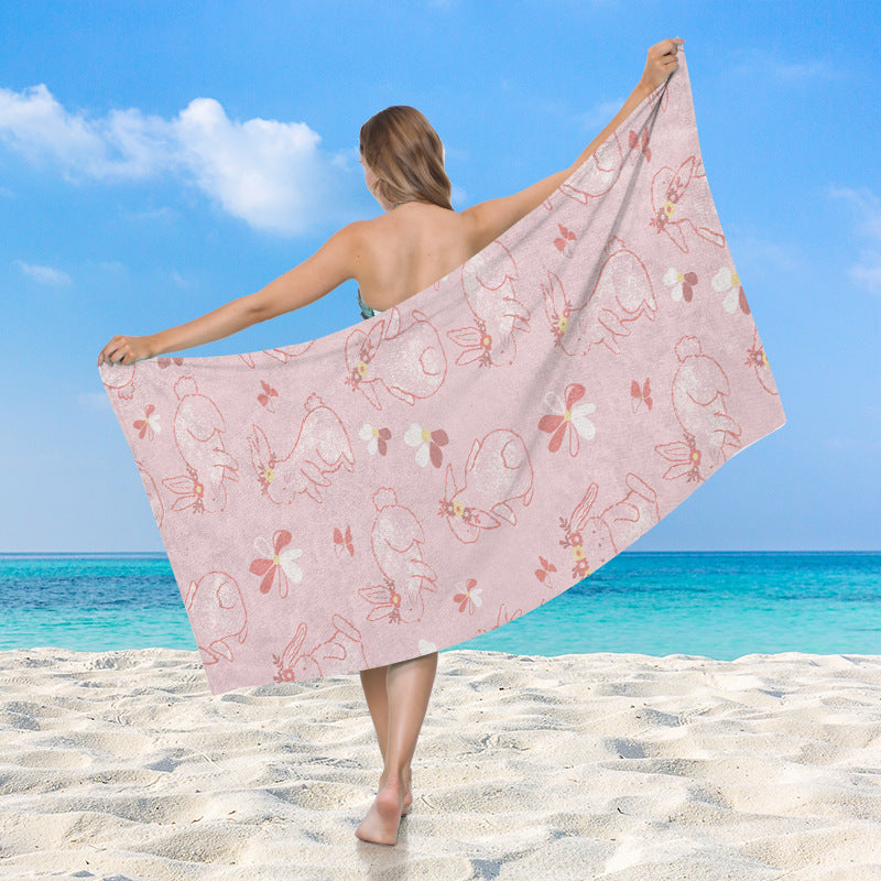 Strandtuch mit exotischem Muschel-Motiv Brehn