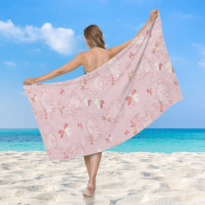 Strandtuch mit exotischem Muschel-Motiv Brehn