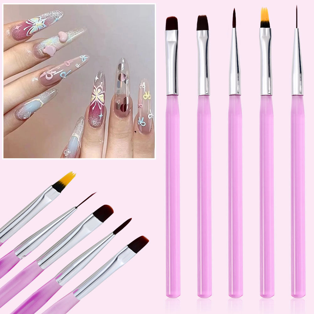 Professionelles Nail Art Detail Pinsel Set Brehn