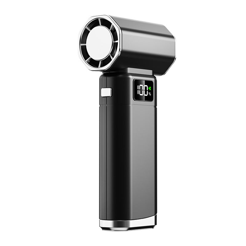 Unisex Tragbarer Hochleistungs-Lüfter mit LED-Display und USB-Ladefunktion Brehn