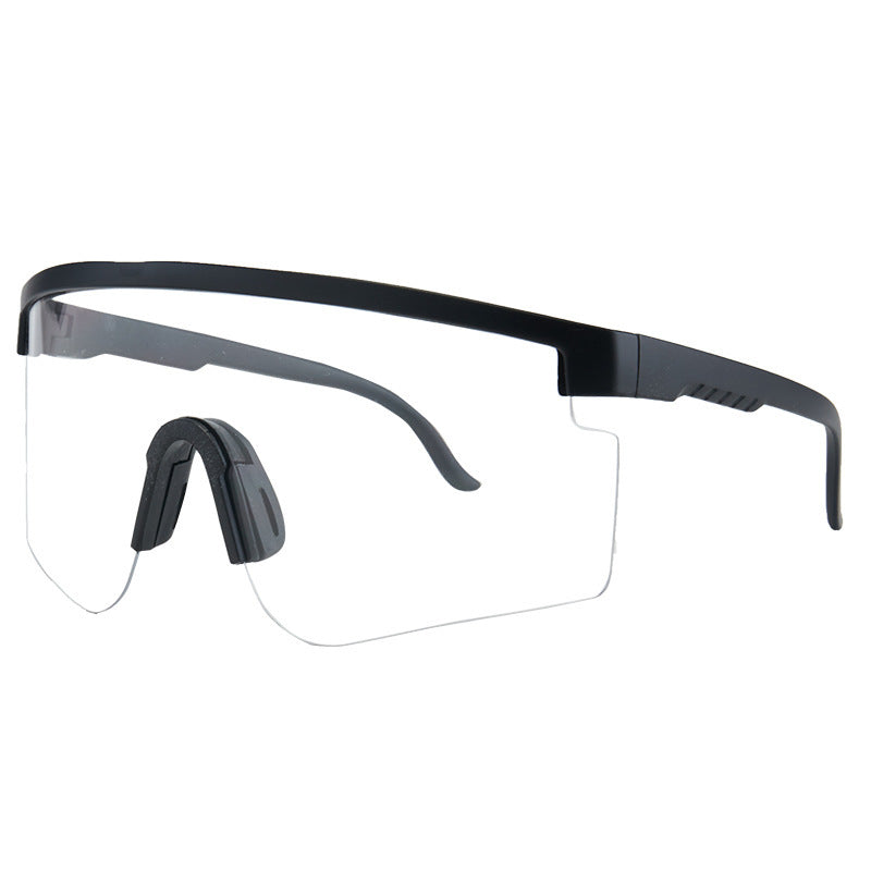 Damen Sportsonnenbrille mit trendigem Oversized-Rahmen und polarisierten Gläsern Brehn