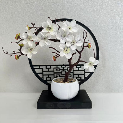 Elegante dekorative Blumenbaumarrangement für die Wohnkultur