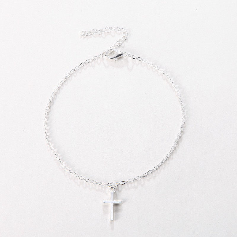 Delikater Kreuz Charm Armband Brehn