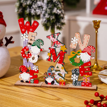 Weihnachtsdekorationsfigur im niedlichen Gnome-Design Brehn
