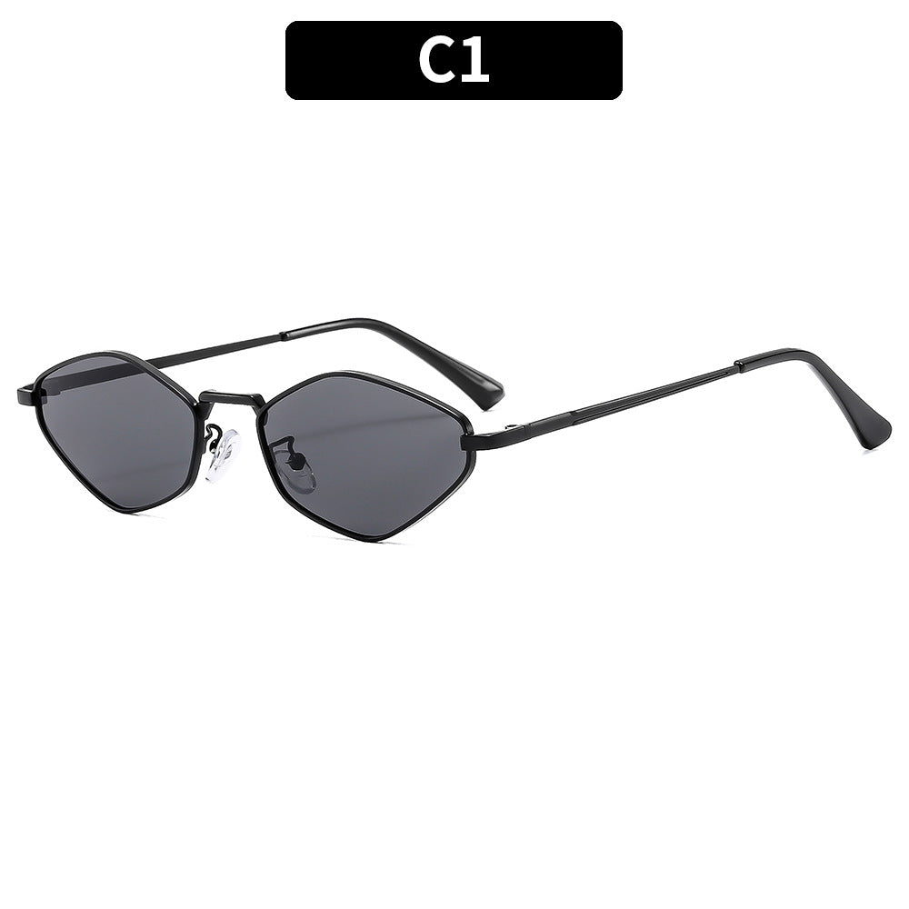 Stylische hexagonale Rahmen-Sonnenbrille