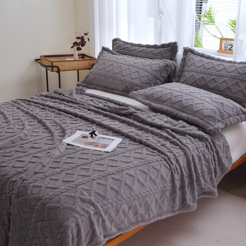 Strukturierte dekorative Wurfdecke Brehn