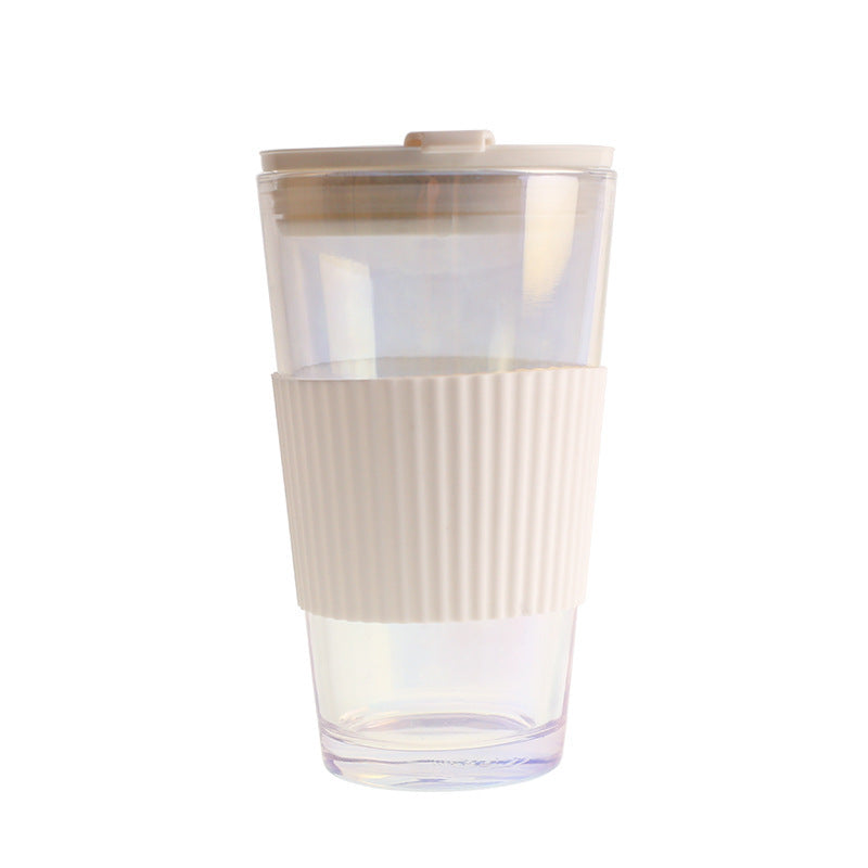 Damen multifunktionale Trinkbecher mit integriertem Silikonüberzug und hygienischem Deckel Brehn