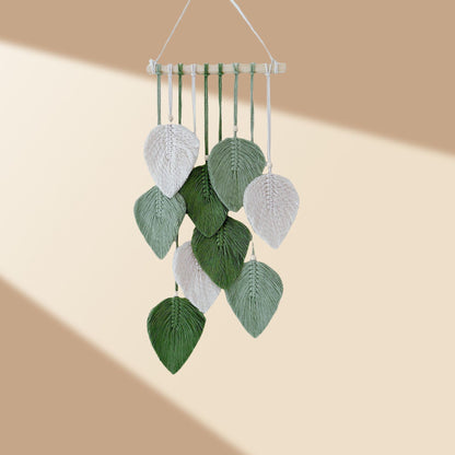 Dekorative Blattmotiv Wandbehang Brehn