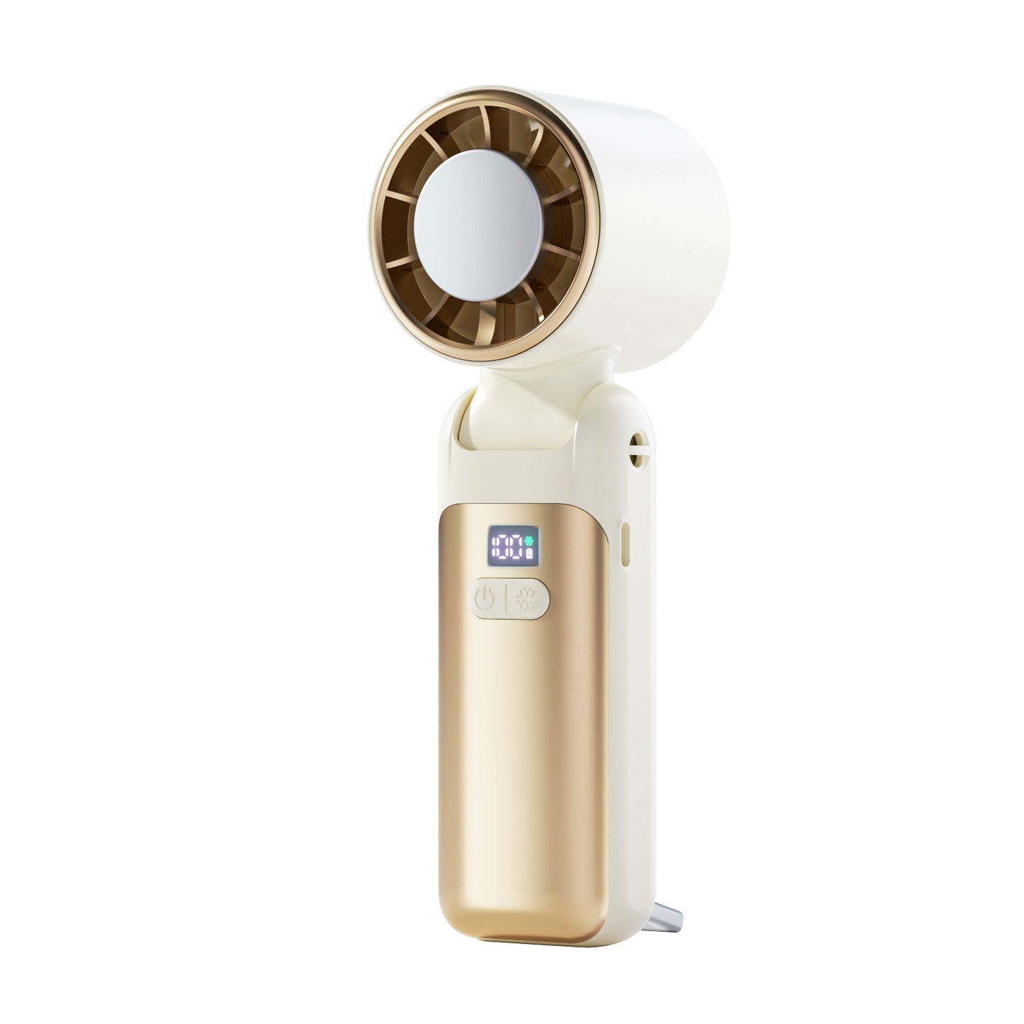 Damen tragbarer Mini-Handventilator mit LED-Display Brehn