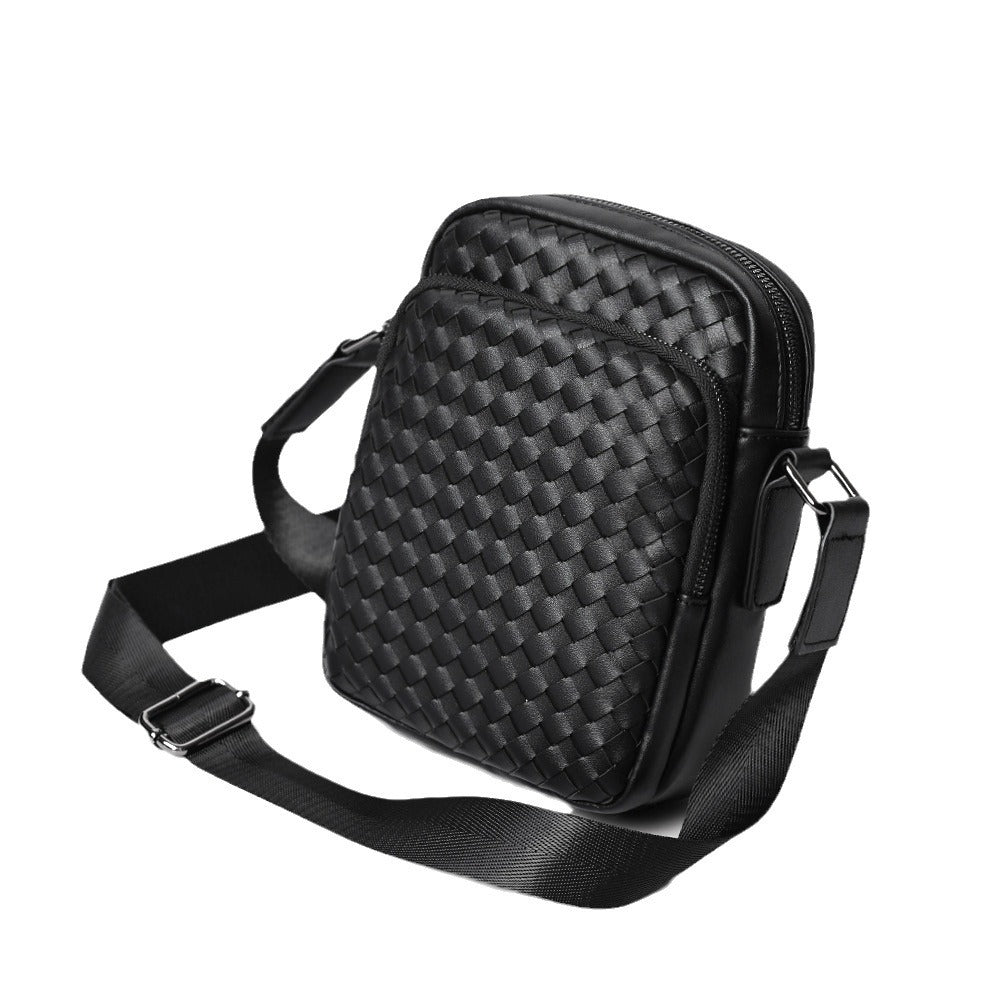 Praktische Crossbody-Tasche mit Geflochtenem Design Brehn