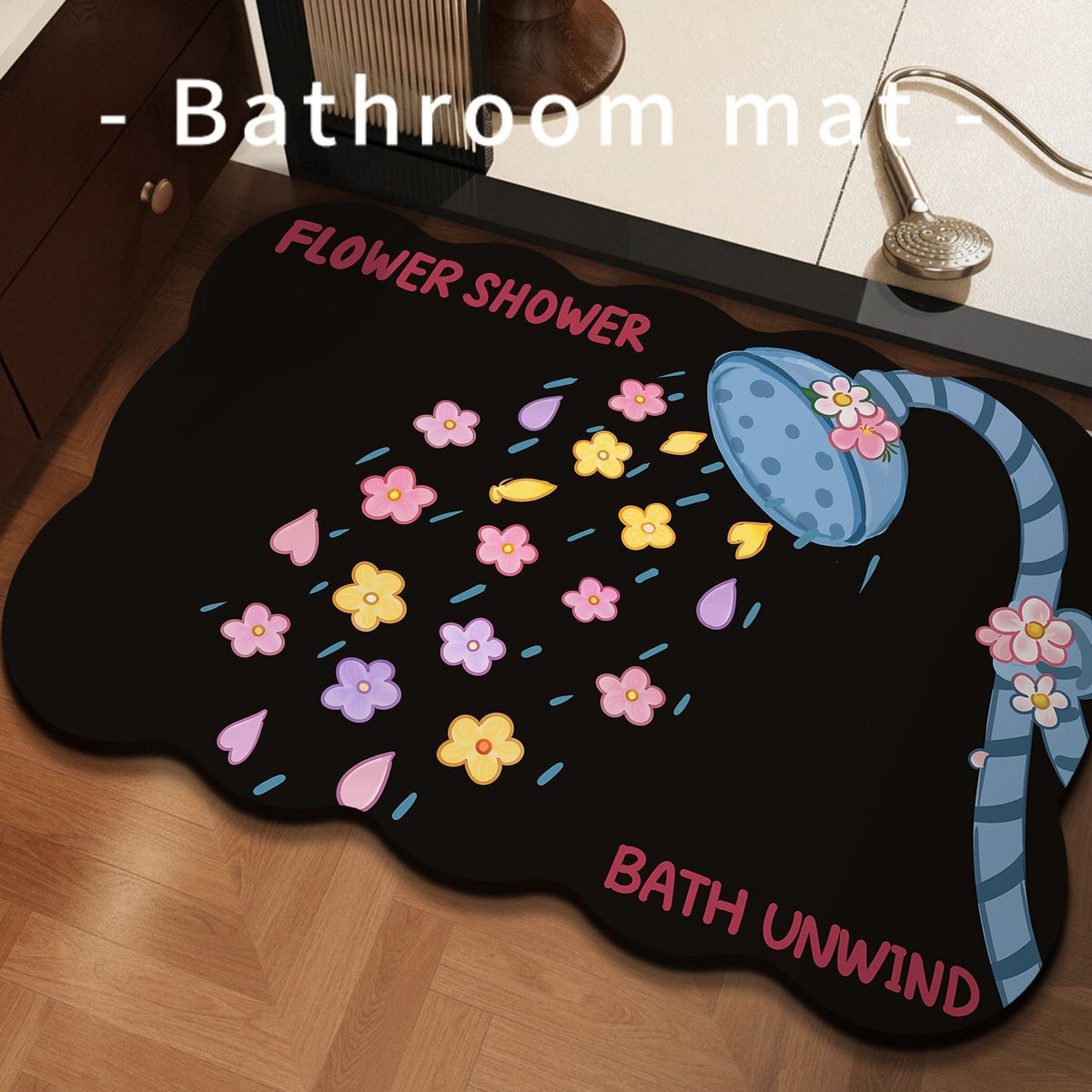 Süßes Dusch-Themen-Badematte