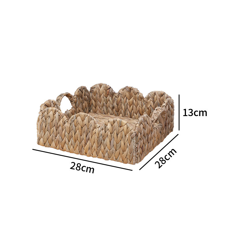 Dekorative geflochtene Tasche