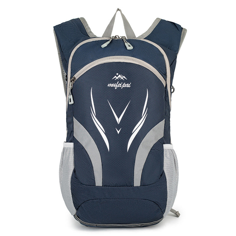 Unisex nan leichter Trinkrucksack mit integriertem Trinksystem atmungsaktivem Netzrücken und seitlichen Netz-Außentaschen Brehn