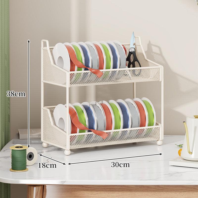 Bandrolle und Bastelbedarf Netz Organizer Regal