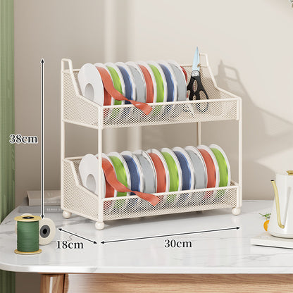 Bandrolle und Bastelbedarf Netz Organizer Regal