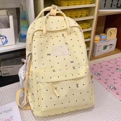 Stylischer gepunkteter Rucksack Brehn