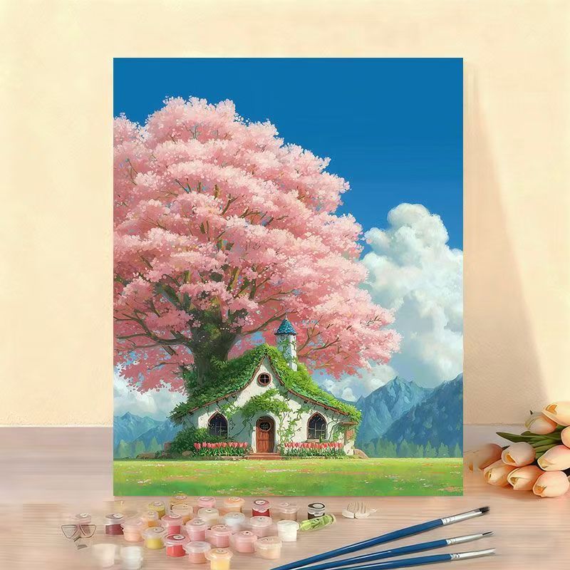 DIY Landschaft Painting nach Zahlen Kunstkit Brehn