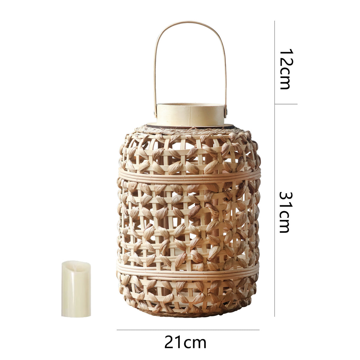 Dekorativer Rattan-Laterne Brehn