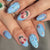 Kirschblüten-Themen Press-On Nagelkunst Set Brehn