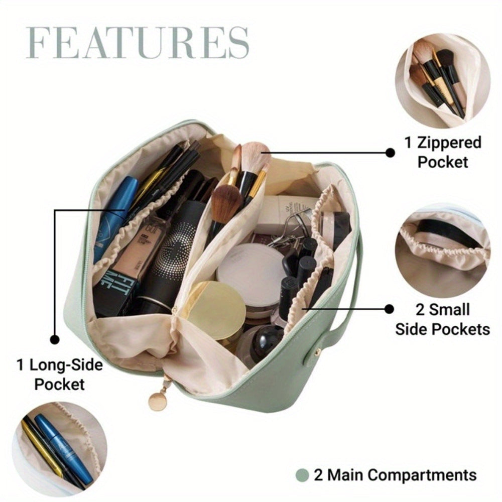 Elegante Kosmetiktasche Aus Kunstleder Brehn