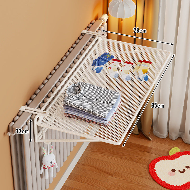 Radiator-Montiertes Klappbares Mesh-Trockengestell