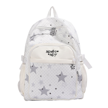 Stylische Sternmuster-Rucksack Brehn