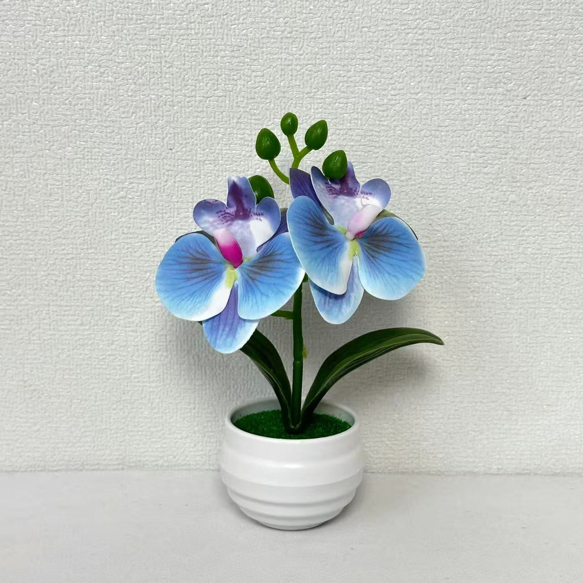 Realistische künstliche Orchideenpflanzenarrangement für die Home-Dekoration