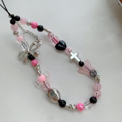 Farbenfrohes Perlen Charm Armband Brehn