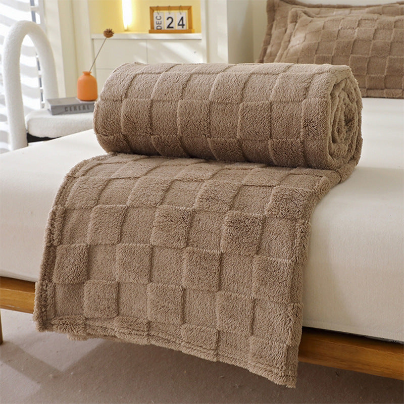 Damen Weiche und atmungsaktive Plaid-Decke Brehn