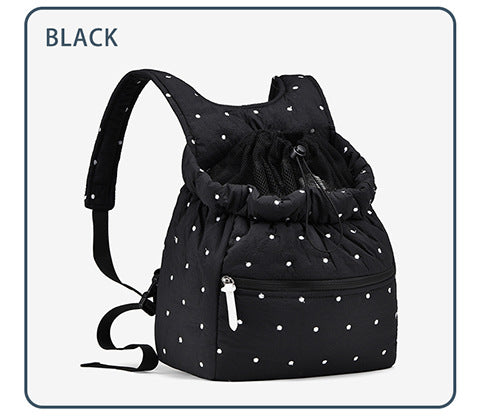 Schnürzugverschluss Lässiger Rucksack Brehn