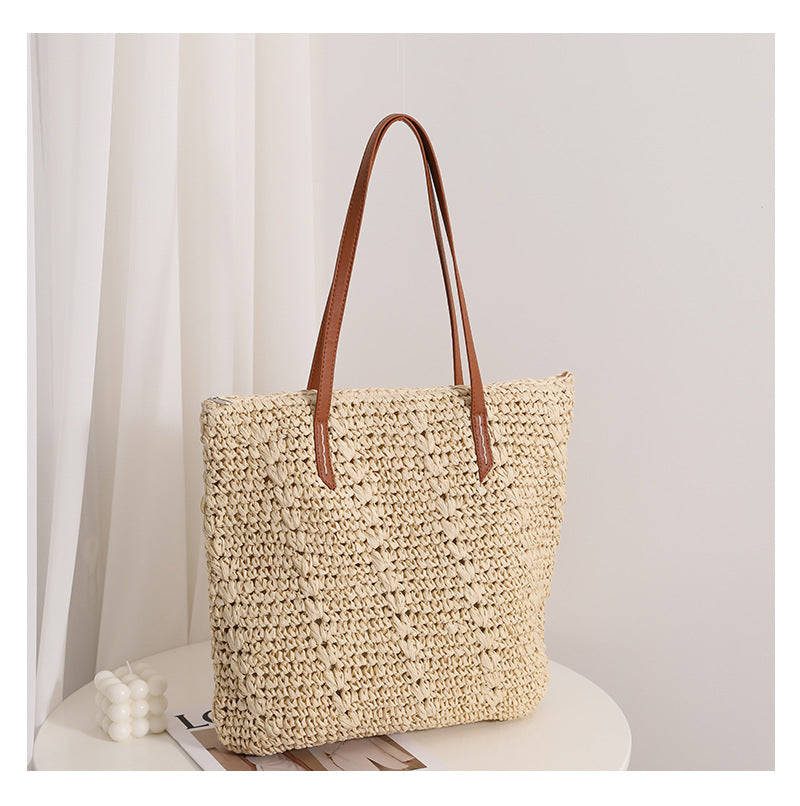 Damen Handgefertigte Baumwoll-Strandtasche Brehn