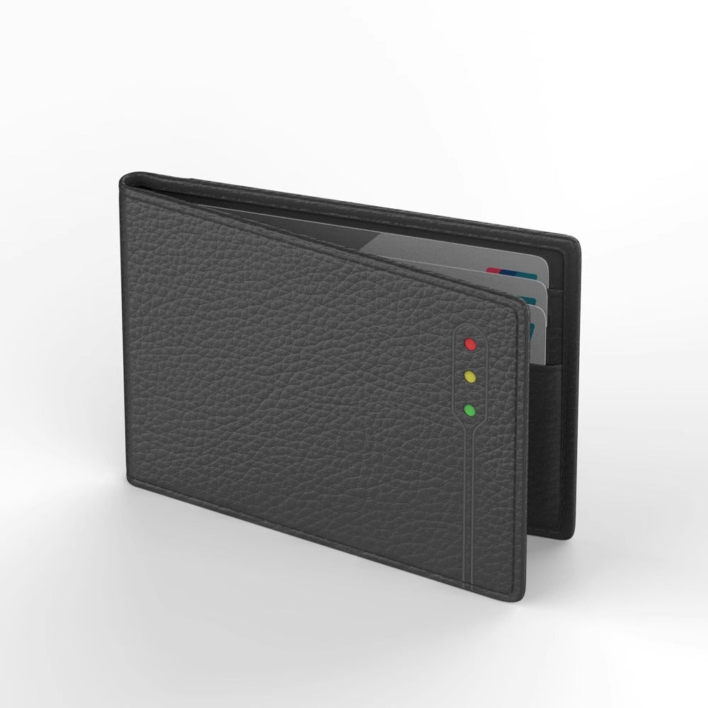 RFID-blockierende Leder-Kartenhalter Brehn