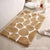 Giraffe-Print-Plüsch-Badezimmerteppich