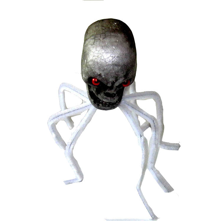 Dekorative Schädel-Spinnenfigur Brehn