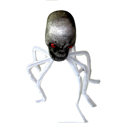 Dekorative Schädel-Spinnenfigur Brehn